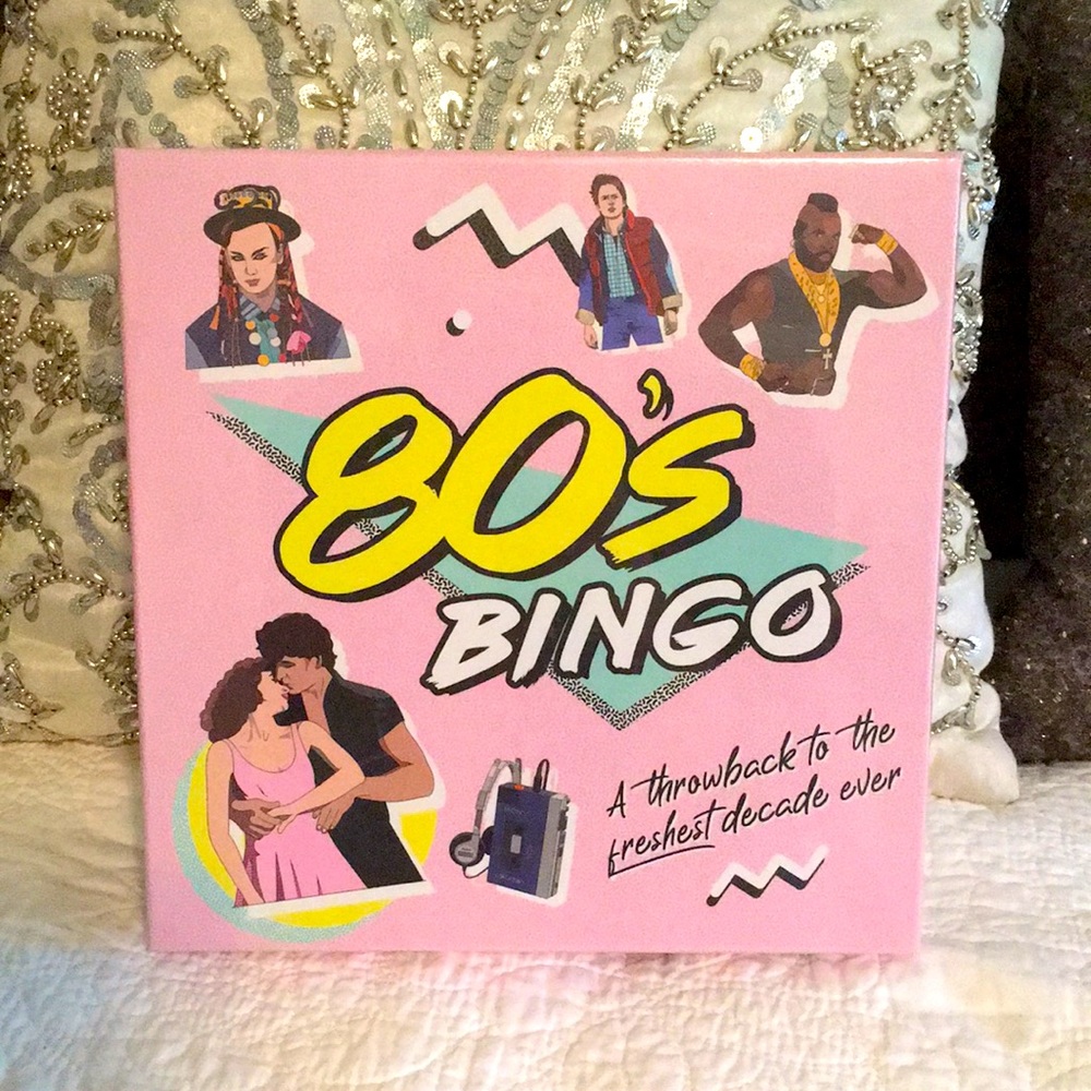 NWT Sealed ✨ 80’s Bingo Board Game Pink Blue